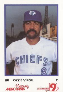 1990 Merchants Bank/WIXT9 Syracuse Chiefs #NNO Ozzie Virgil Front