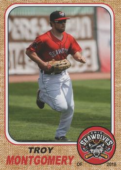 2018 Grandstand Erie SeaWolves #NNO Troy Montgomery Front