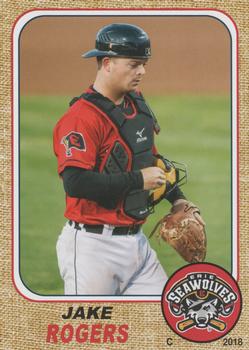 2018 Grandstand Erie SeaWolves #NNO Jake Rogers Front