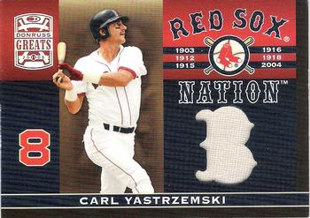 2005 Donruss Greats - Sox Nation Material #RSN-4 Carl Yastrzemski Front