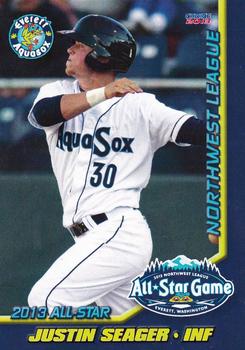 2013 Choice Northwest League All-Star Game #1 Justin Seager Front