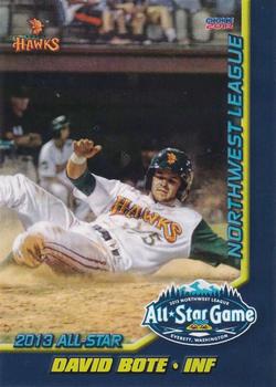 2013 Choice Northwest League All-Star Game #18 David Bote Front