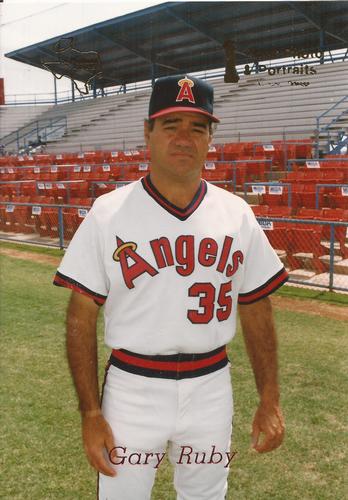 1990 One-Hour Photo Midland Angels #NNO Gary Ruby Front