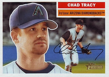 2005 Topps Heritage #13 Chad Tracy Front