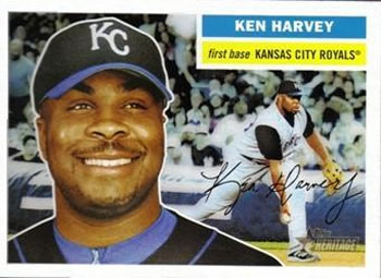 2005 Topps Heritage #195 Ken Harvey Front