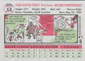 2005 Topps Heritage #13 Chad Tracy Back