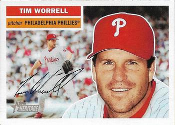2005 Topps Heritage #258 Tim Worrell Front