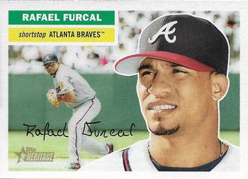 2005 Topps Heritage #304 Rafael Furcal Front