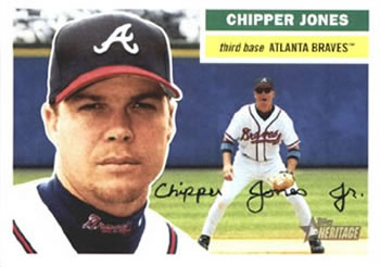 2005 Topps Heritage #273 Chipper Jones Front