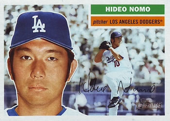 2005 Topps Heritage #30 Hideo Nomo Front