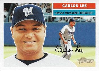 2005 Topps Heritage #56 Carlos Lee Front