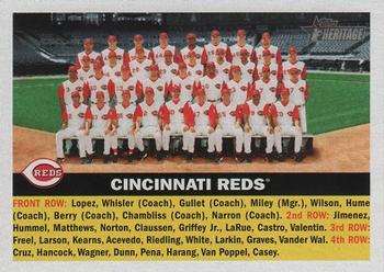 2005 Topps Heritage #90 Cincinnati Reds Front