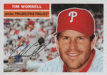 2005 Topps Heritage #258 Tim Worrell Front