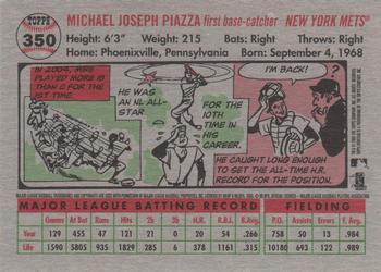 2005 Topps Heritage #350 Mike Piazza Back
