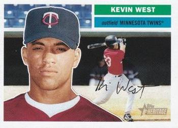 2005 Topps Heritage #396 Kevin West Front