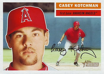 2005 Topps Heritage #402 Casey Kotchman Front