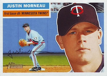 2005 Topps Heritage #421 Justin Morneau Front