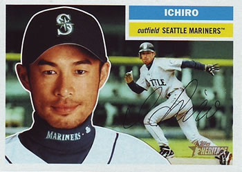 2005 Topps Heritage #7 Ichiro Front