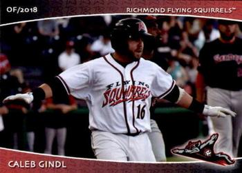 2018 Grandstand Richmond Flying Squirrels #NNO Caleb Gindl Front