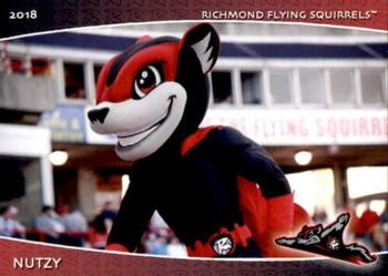 2018 Grandstand Richmond Flying Squirrels #NNO Nutzy Front