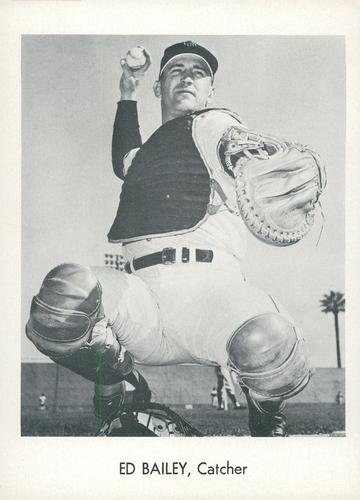 1964 Jay Publishing Milwaukee Braves Concession Issue Set C #NNO Ed Bailey Front