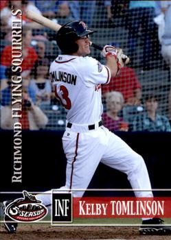2014 Grandstand Richmond Flying Squirrels #NNO Kelby Tomlinson Front
