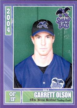 2004 Keene Swamp Bats #25 Garrett Olson Front