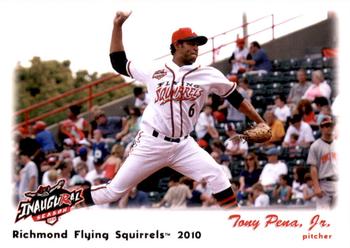 2010 Grandstand Richmond Flying Squirrels #NNO Tony Pena, Jr. Front