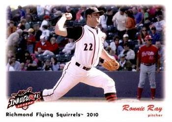 2010 Grandstand Richmond Flying Squirrels #NNO Ronnie Ray Front