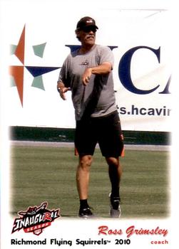 2010 Grandstand Richmond Flying Squirrels #NNO Ross Grimsley Front