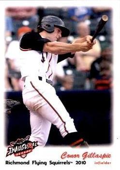 2010 Grandstand Richmond Flying Squirrels #NNO Conor Gillaspie Front