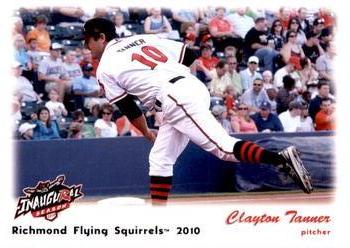 2010 Grandstand Richmond Flying Squirrels #NNO Clayton Tanner Front
