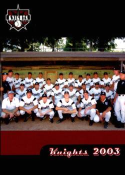 2004 Aloha Knights Series 1 #11 2003 Team Photo Front