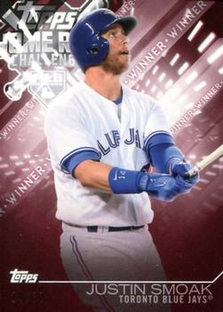 2018 Topps - Home Run Challenge Winners July (Red) #HRC-JS Justin Smoak Front