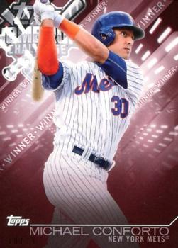 2018 Topps - Home Run Challenge Winners July (Red) #HRC-MC Michael Conforto Front