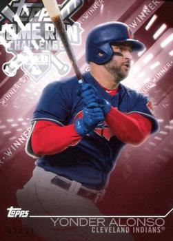2018 Topps - Home Run Challenge Winners July (Red) #HRC-YA Yonder Alonso Front