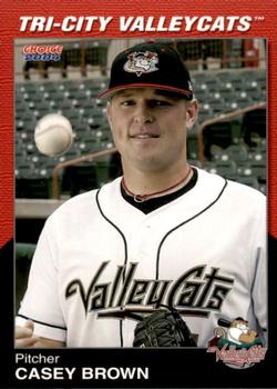 2004 Choice Tri-City ValleyCats #7 Casey Brown Front