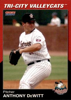 2004 Choice Tri-City ValleyCats #11 Anthony DeWitt Front