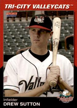 2004 Choice Tri-City ValleyCats #25 Drew Sutton Front