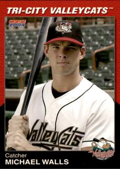 2004 Choice Tri-City ValleyCats #27 Michael Walls Front