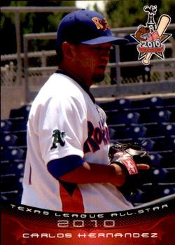 2010 Grandstand Texas League All-Stars South Division #13 Carlos Hernandez Front