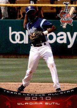 2010 Grandstand Texas League All-Stars South Division #24 Wladimir Sutil Front