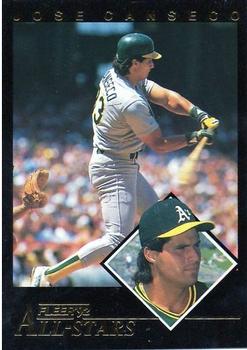 1992 Fleer - All-Stars #24 Jose Canseco Front