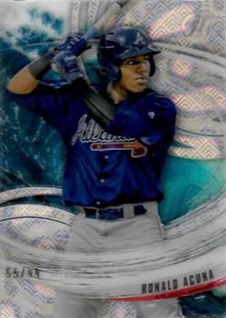 2018 Bowman High Tek - Tides of Youth #TY-RA Ronald Acuna Front
