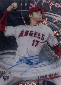 2018 Bowman High Tek - Tides of Youth Autograph #TY-SO Shohei Ohtani Front