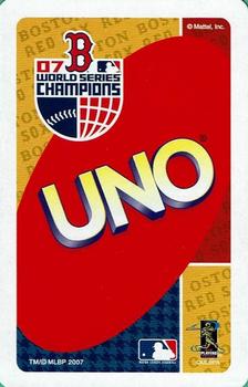 2007 UNO Boston Red Sox World Series Champions #B2 Curt Schilling Back
