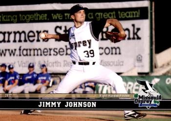 2017 Grandstand Missoula Osprey #12 Jimmy Johnson Front