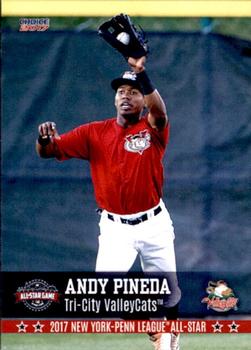 2017 Choice New York-Penn League All-Stars #3 Andy Pineda Front
