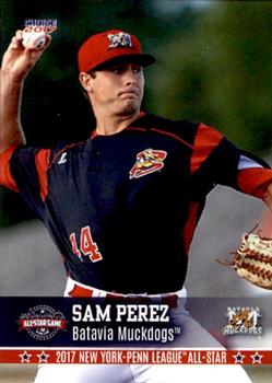 2017 Choice New York-Penn League All-Stars #11 Sam Perez Front