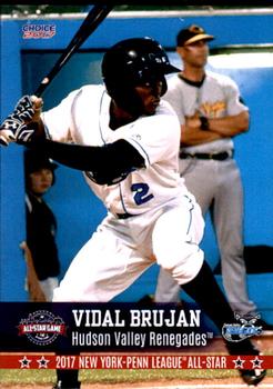 2017 Choice New York-Penn League All-Stars #16 Vidal Brujan Front